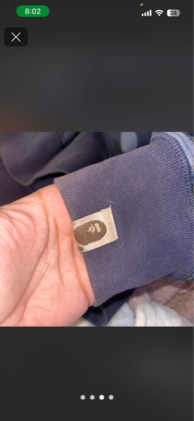 BAPE Shark Full Zip Hoodie Blue Camo - photo 3