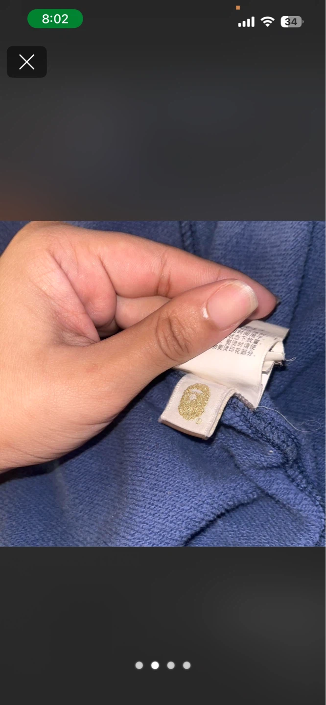 BAPE Shark Full Zip Hoodie Blue Camo - photo 2