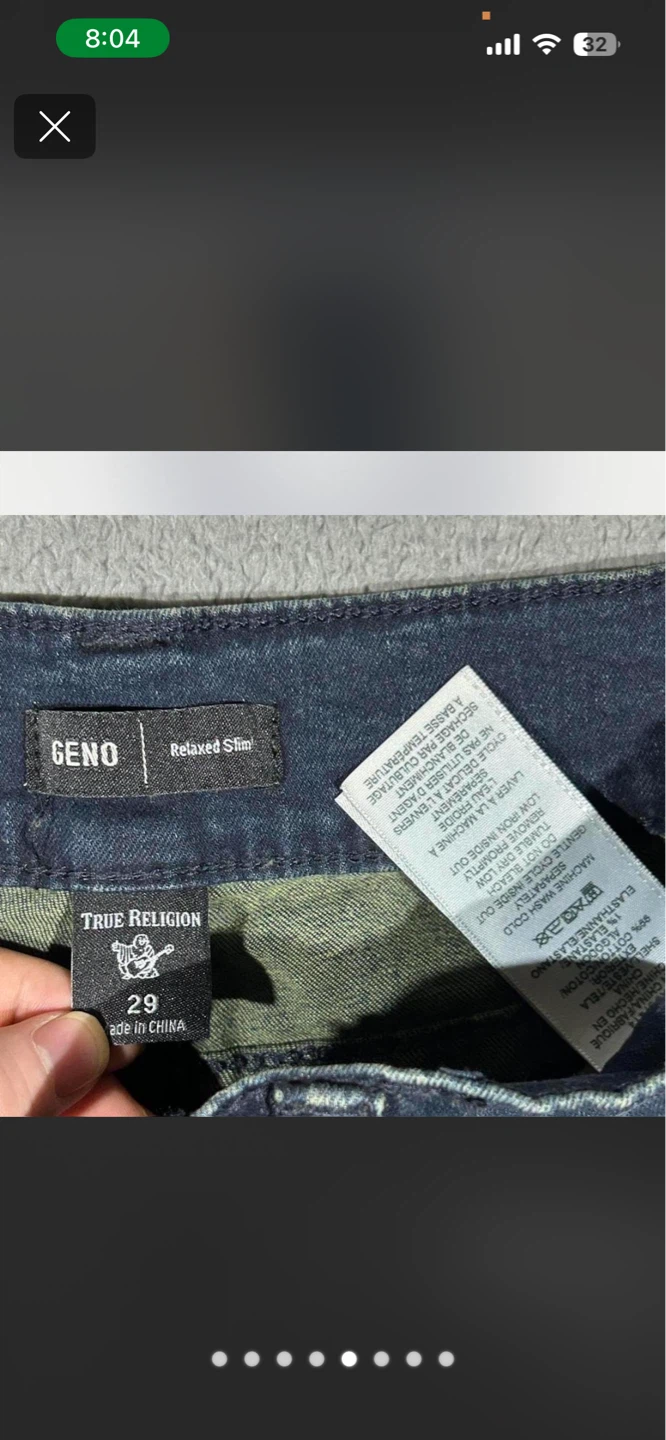 True Religion "Geno" Relaxed Slim Jeans - photo 4