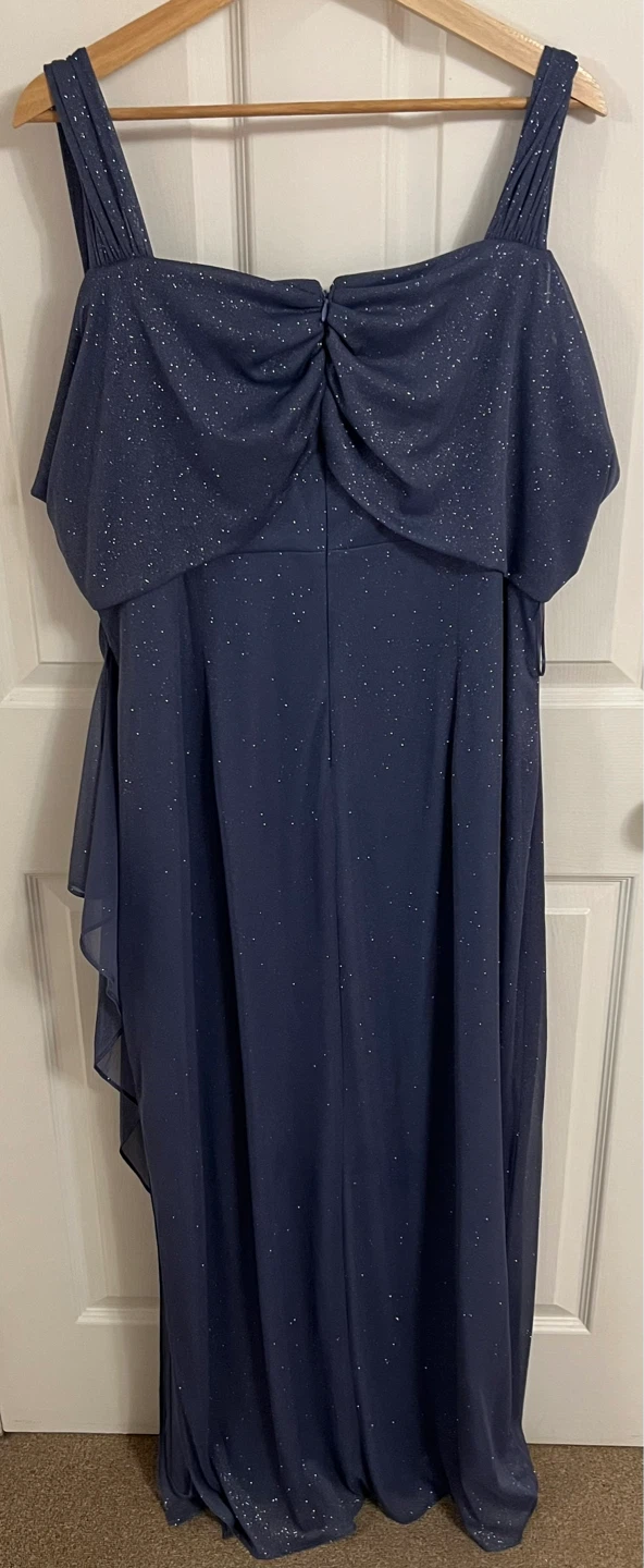 Laura Draped Glitter Dress - photo 2