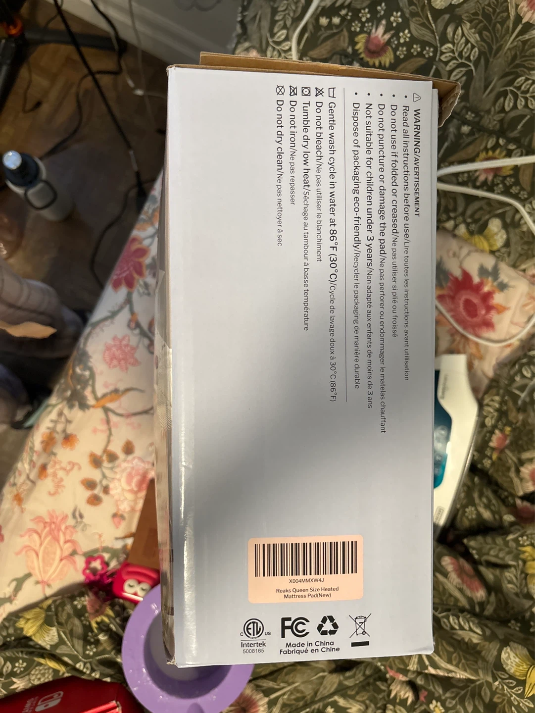 Realeaks Queen Size Heated Mattress Pad - photo 2