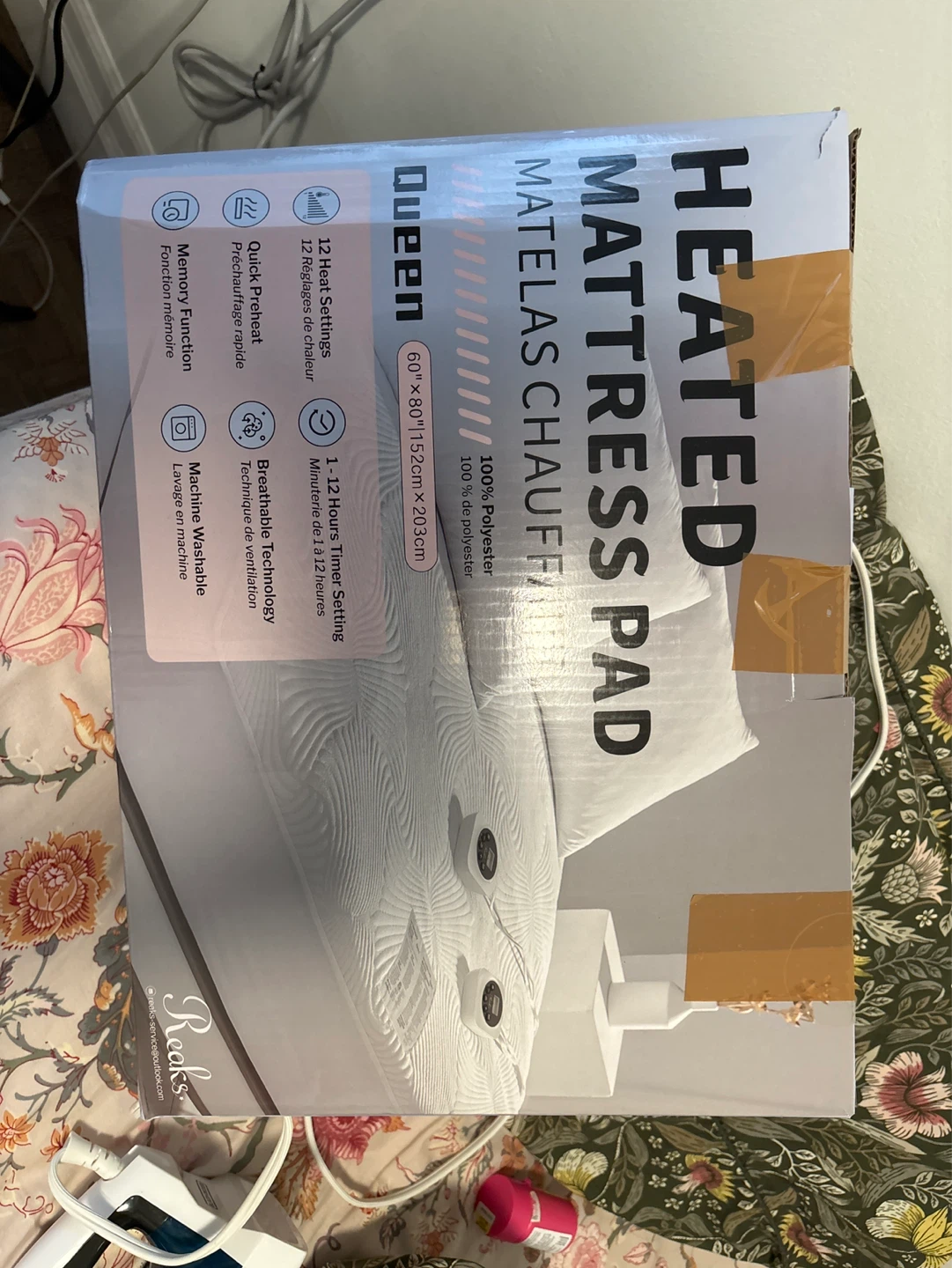 Realeaks Queen Size Heated Mattress Pad