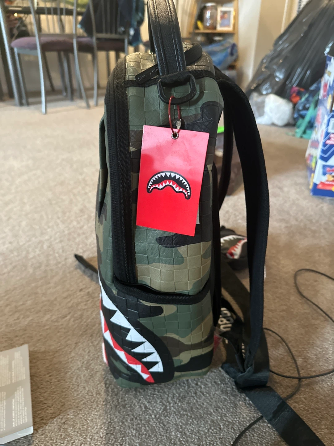 Sprayground Limited Edition Camo Shark Backpack - photo 2