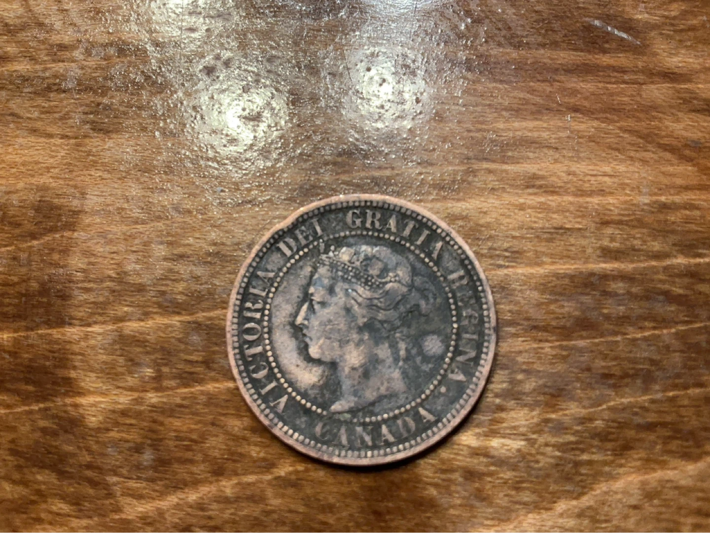 1891 Canadian One Cent Coin ! - photo 2