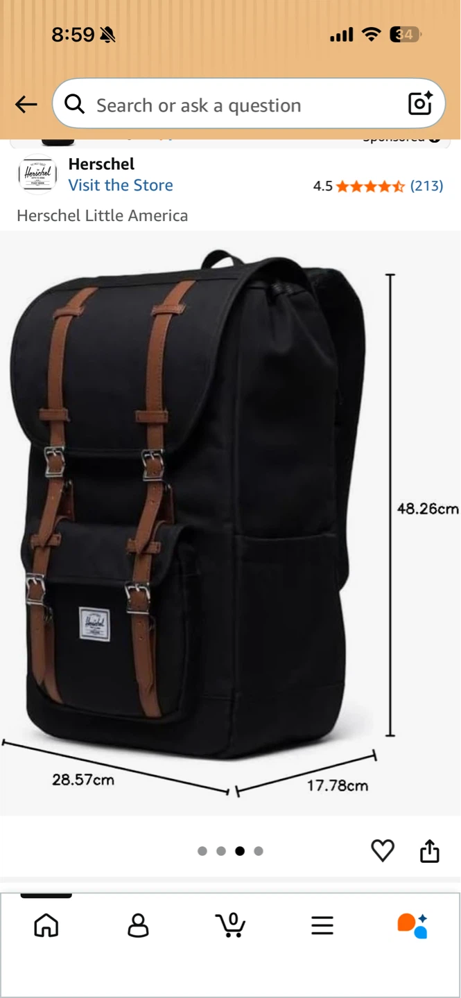 Herschel Little America Backpack Black - photo 5