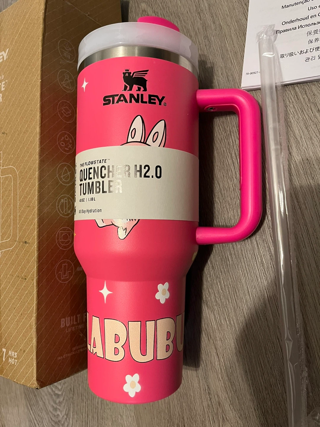 STANLEY H2.0 Quencher Hot Pink Labubu