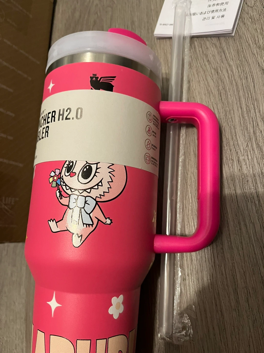 STANLEY H2.0 Quencher Hot Pink Labubu - photo 3