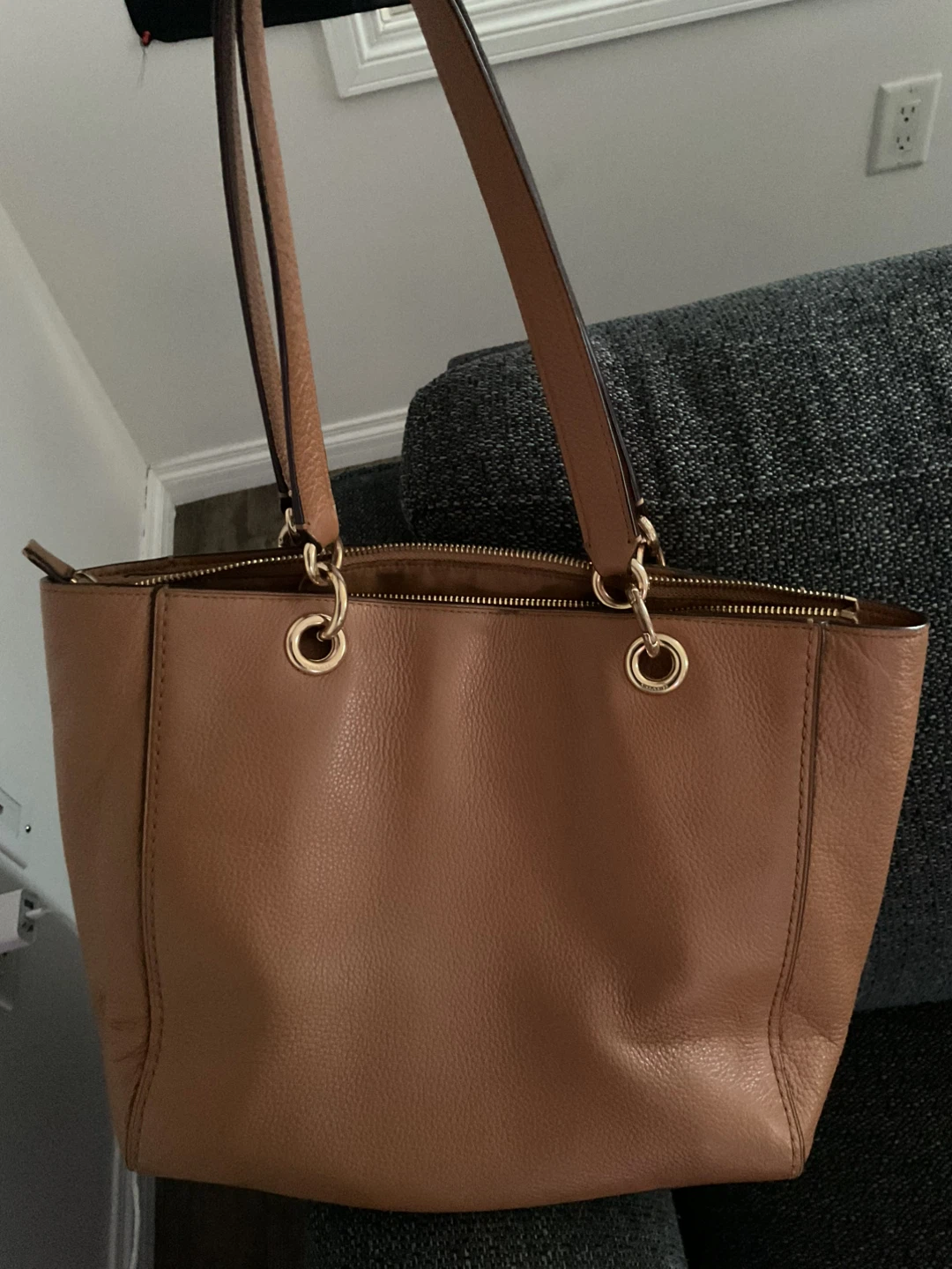 Coach Leather Tote Bag - Brown - photo 2