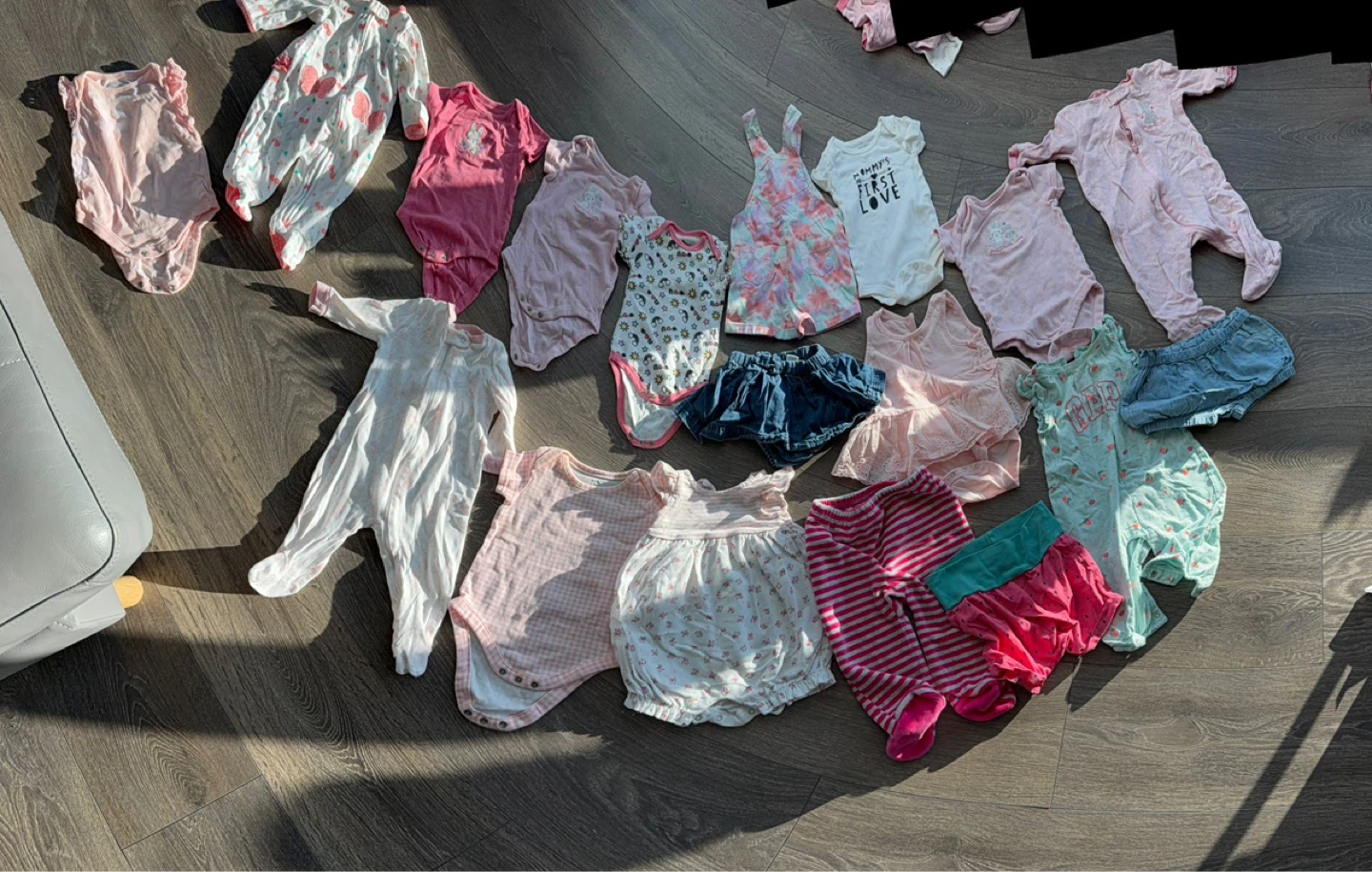 3-6M Baby Girls' Clothing Bundle - Various Brands