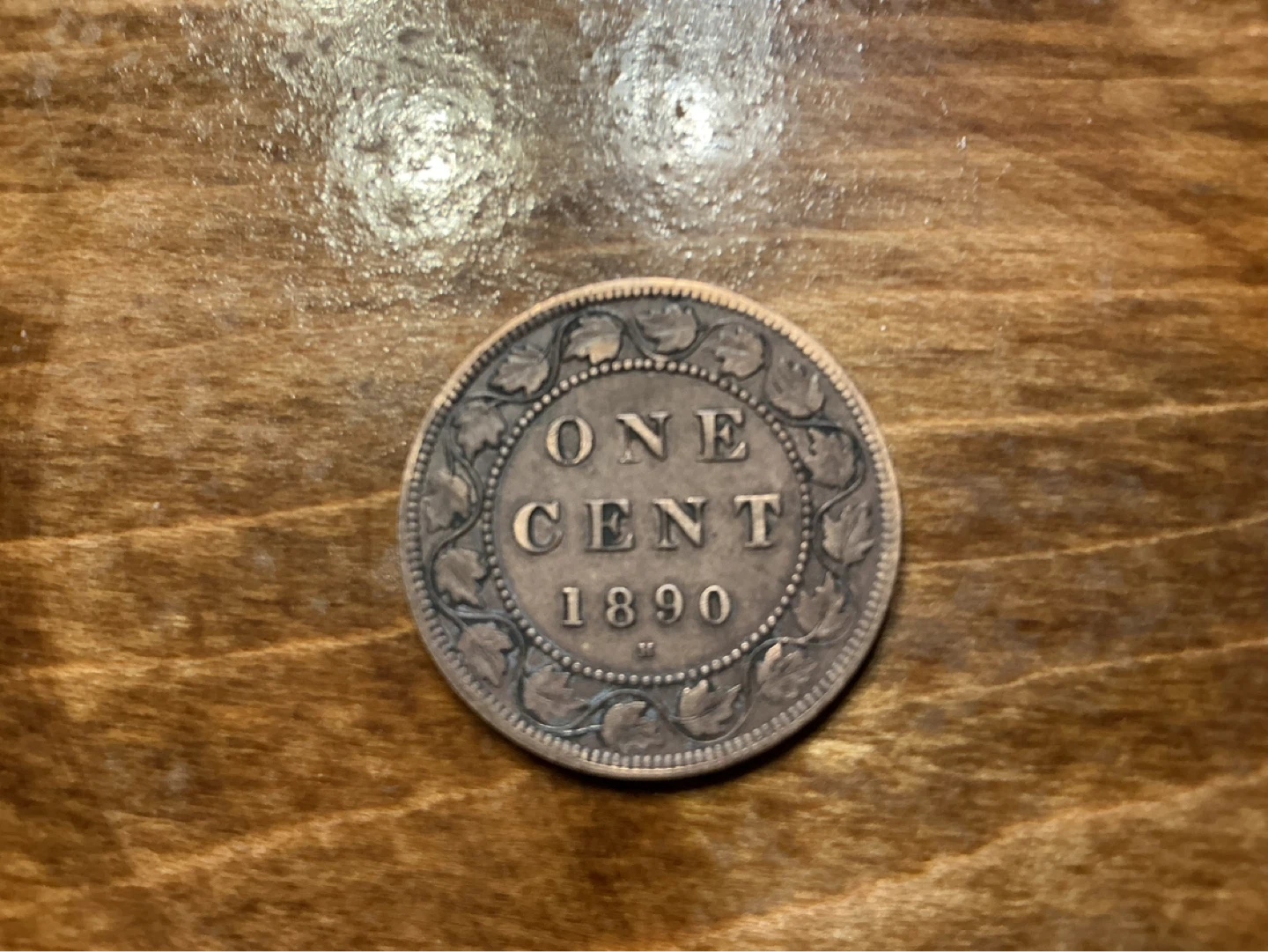 1890 Canada One Cent Coin - Victoria Regina