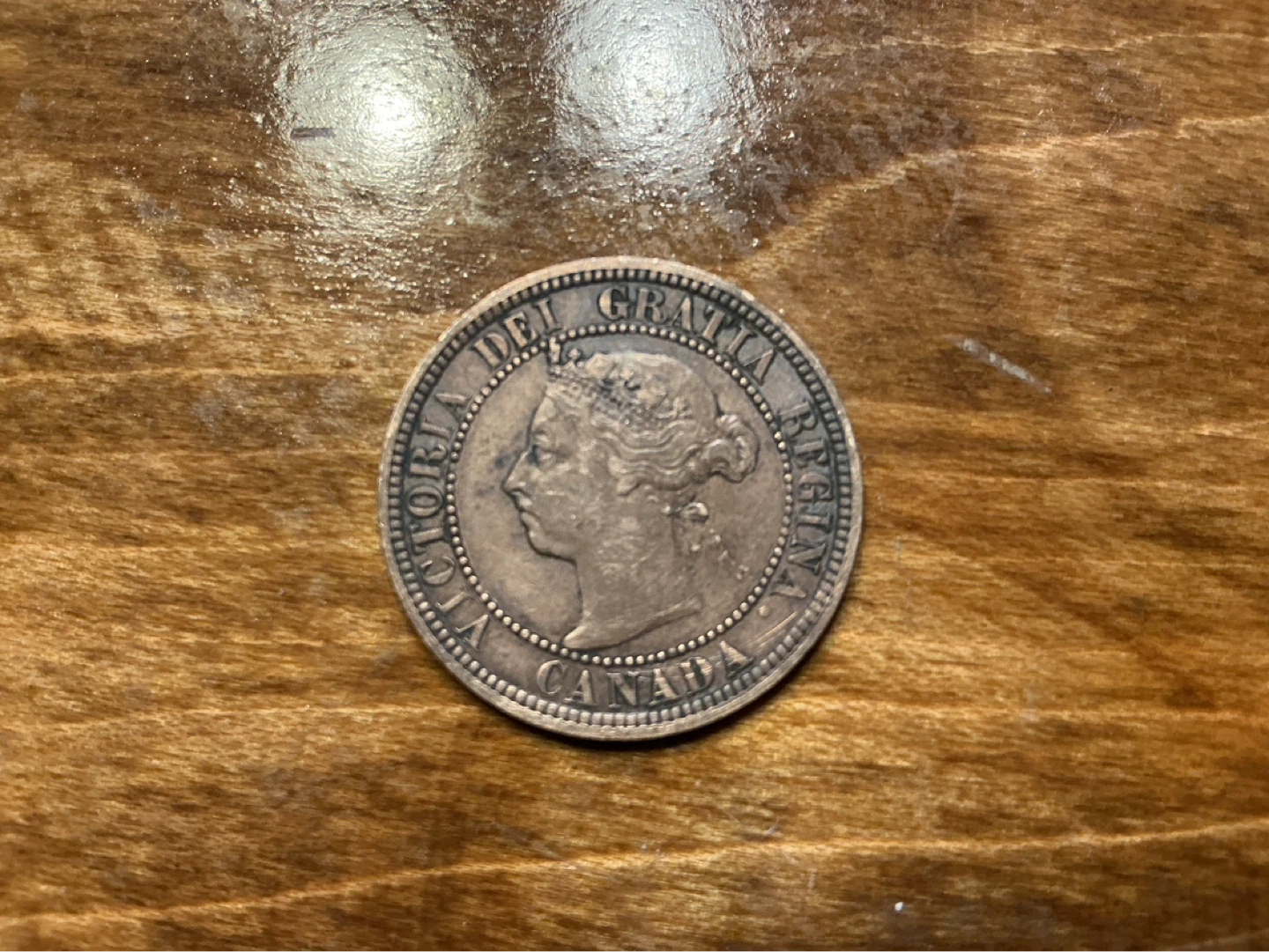 1890 Canada One Cent Coin - Victoria Regina - photo 2