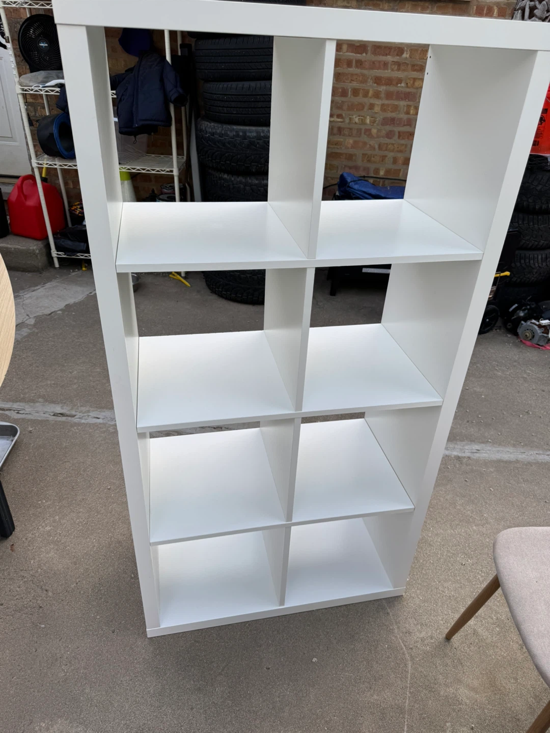 White Cube Storage Shelf