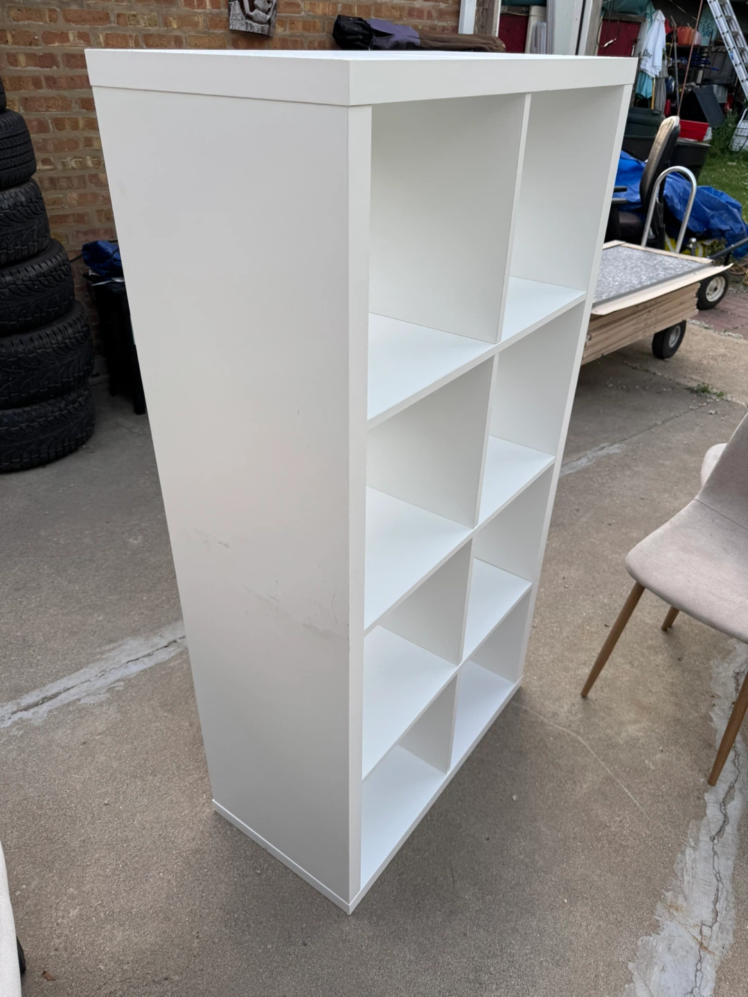 White Cube Storage Shelf - photo 2
