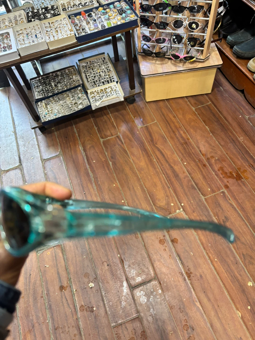 Teal Blue Sport Sunglasses - photo 4
