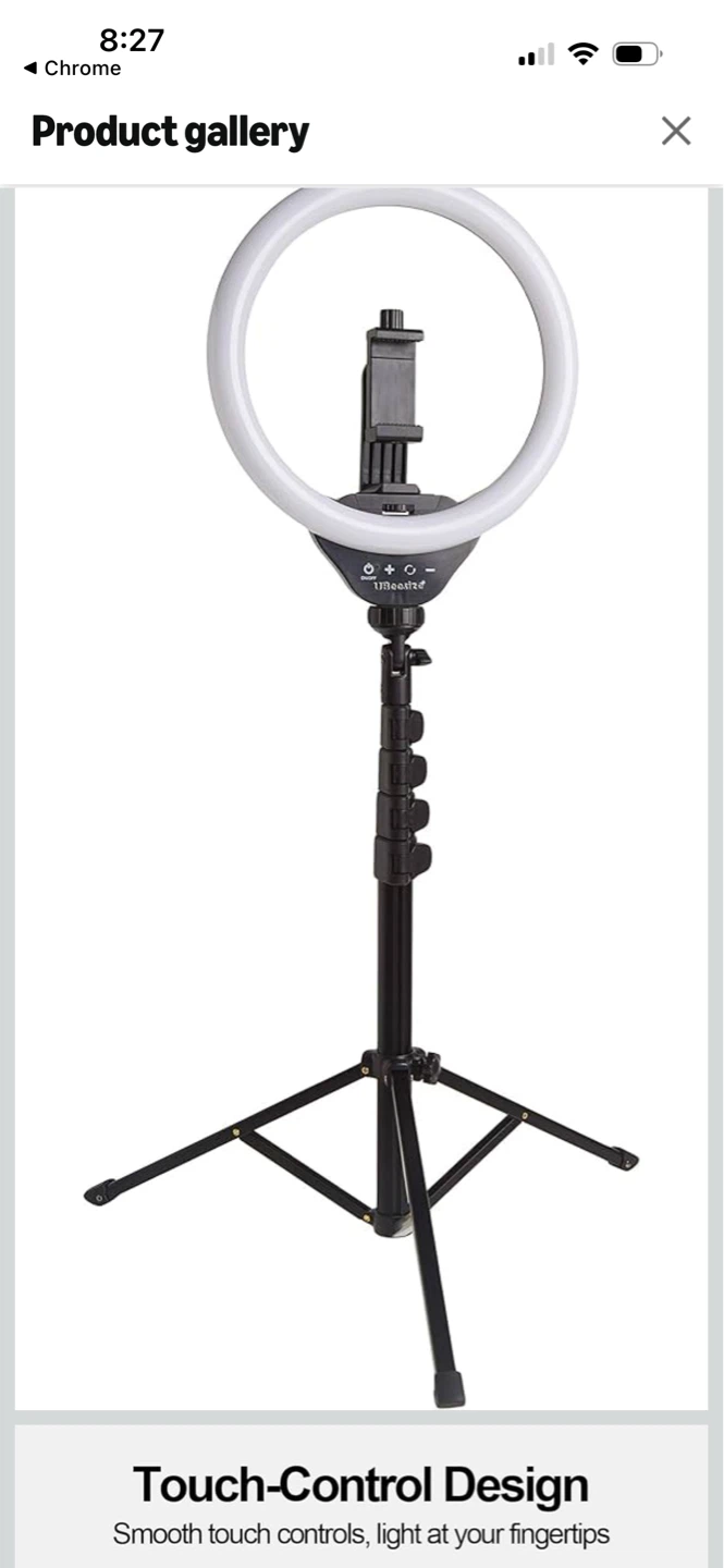 UBeesize Ring Light with Tripod Stand