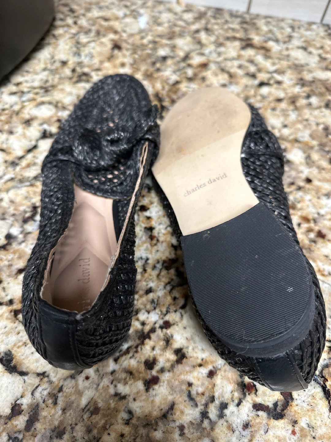 Charles David Black Woven Loafers - photo 3