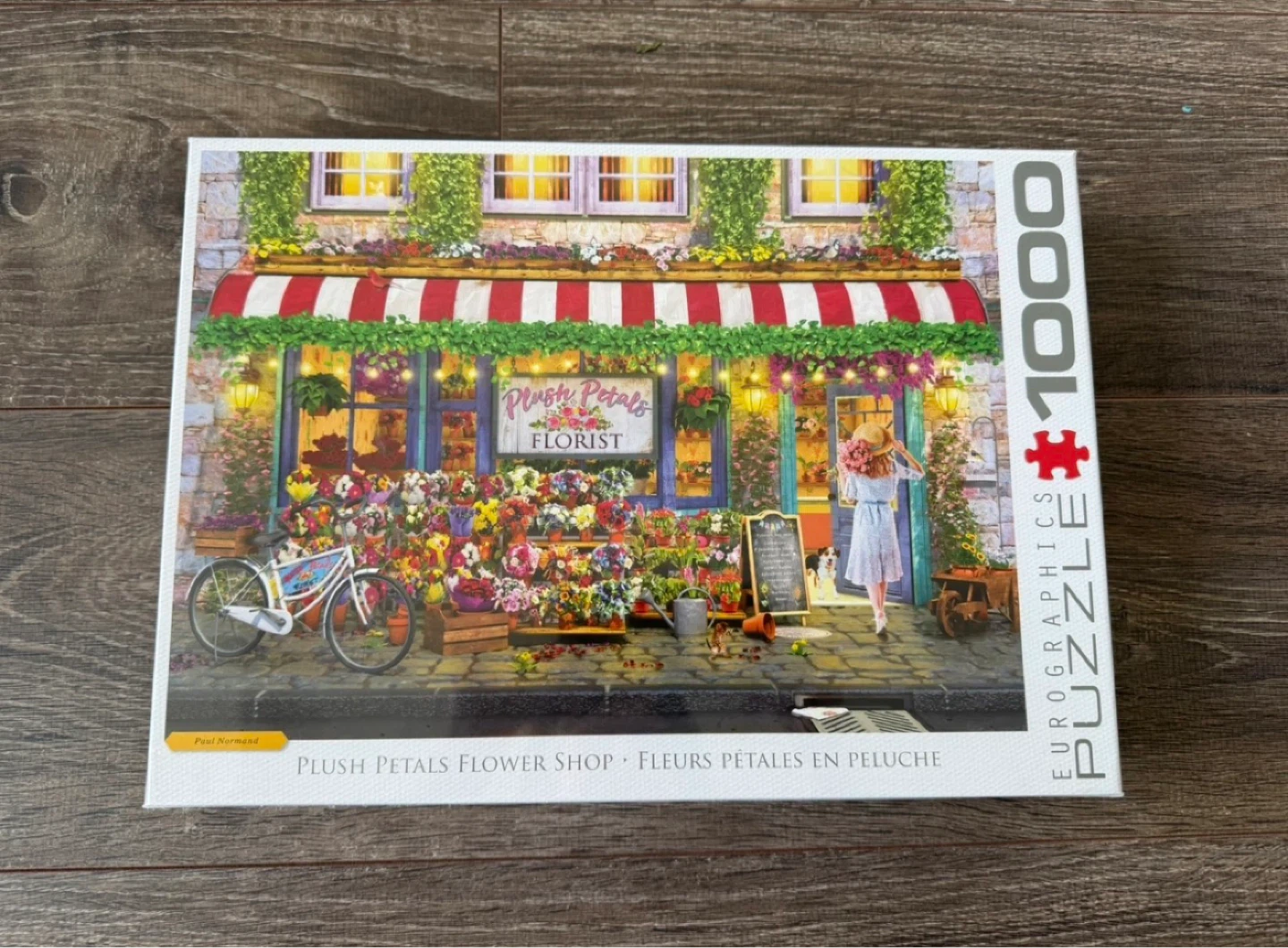 Sealed Eurographics Plush Petals Flower Shop 1000 Piece Puzzle