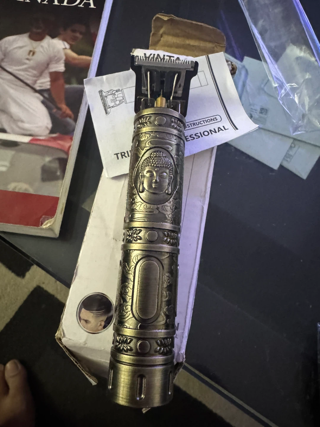 Vintage T9 Trimmer Professional Hair Clipper