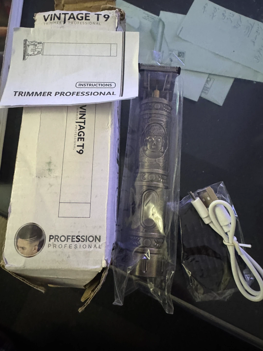 Vintage T9 Trimmer Professional Hair Clipper - photo 2
