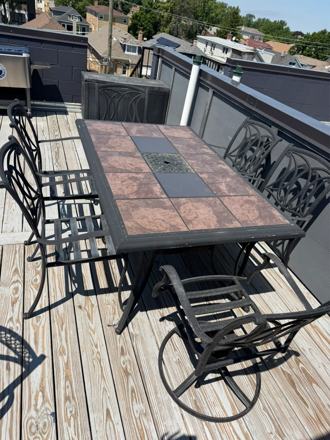 Outdoor Dining Table and Chairs Set