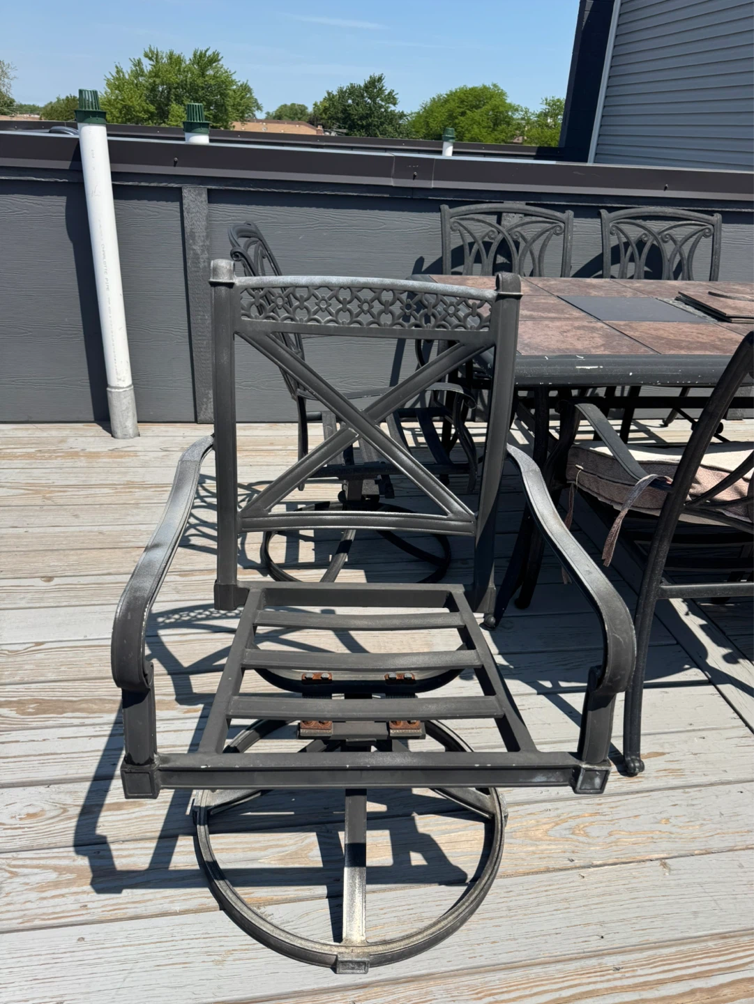 Outdoor Dining Table and Chairs Set - photo 4