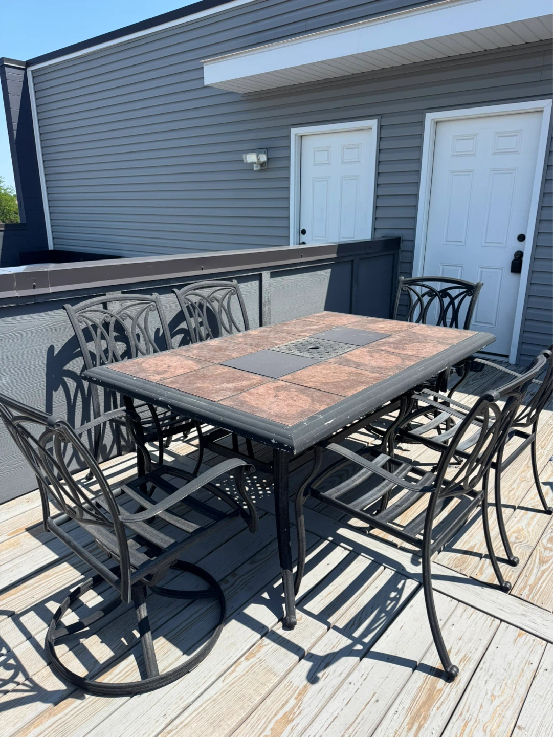 Outdoor Dining Table and Chairs Set - photo 3