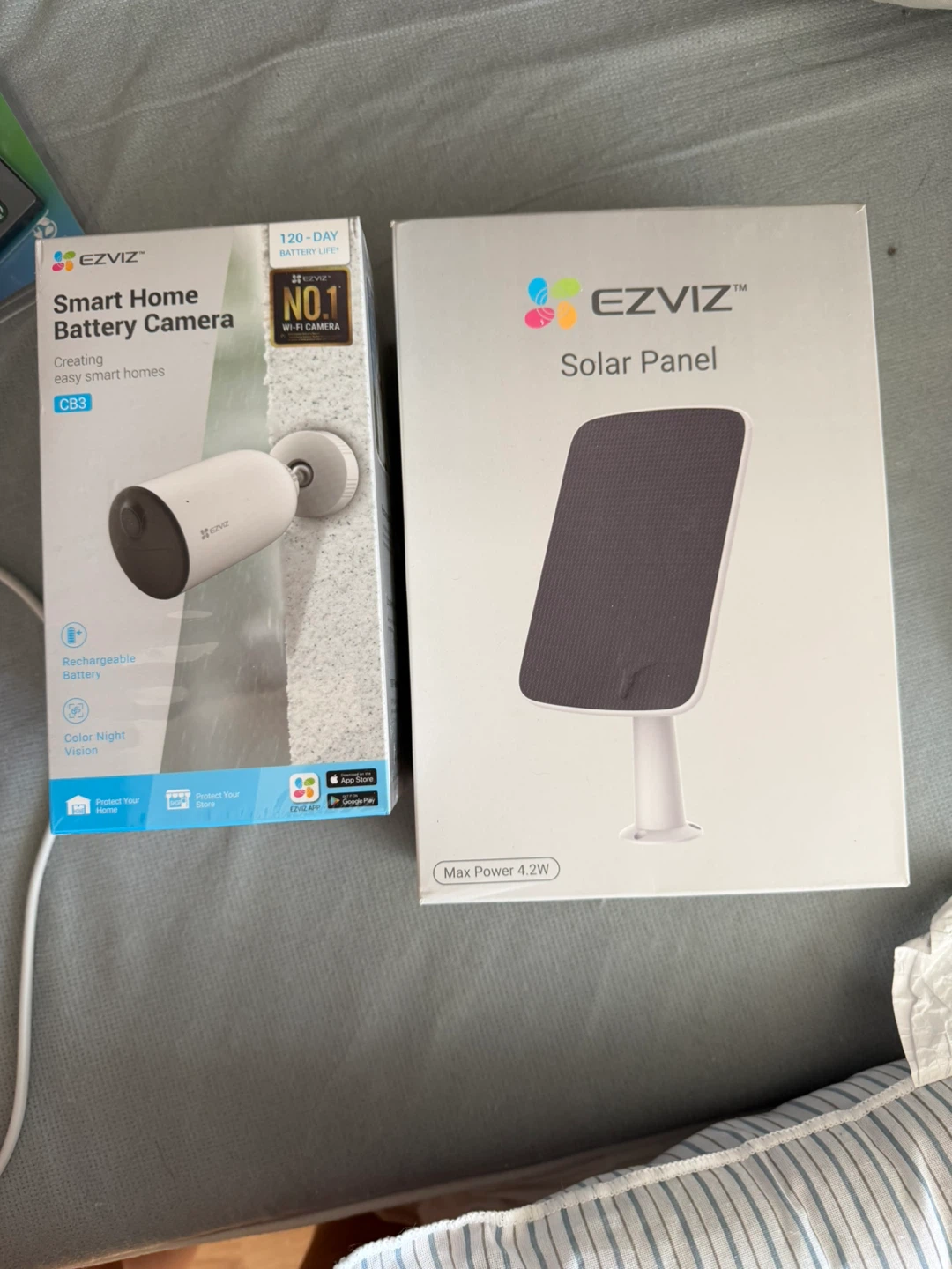EZVIZ Smart Home Camera and Solar Panel Battery