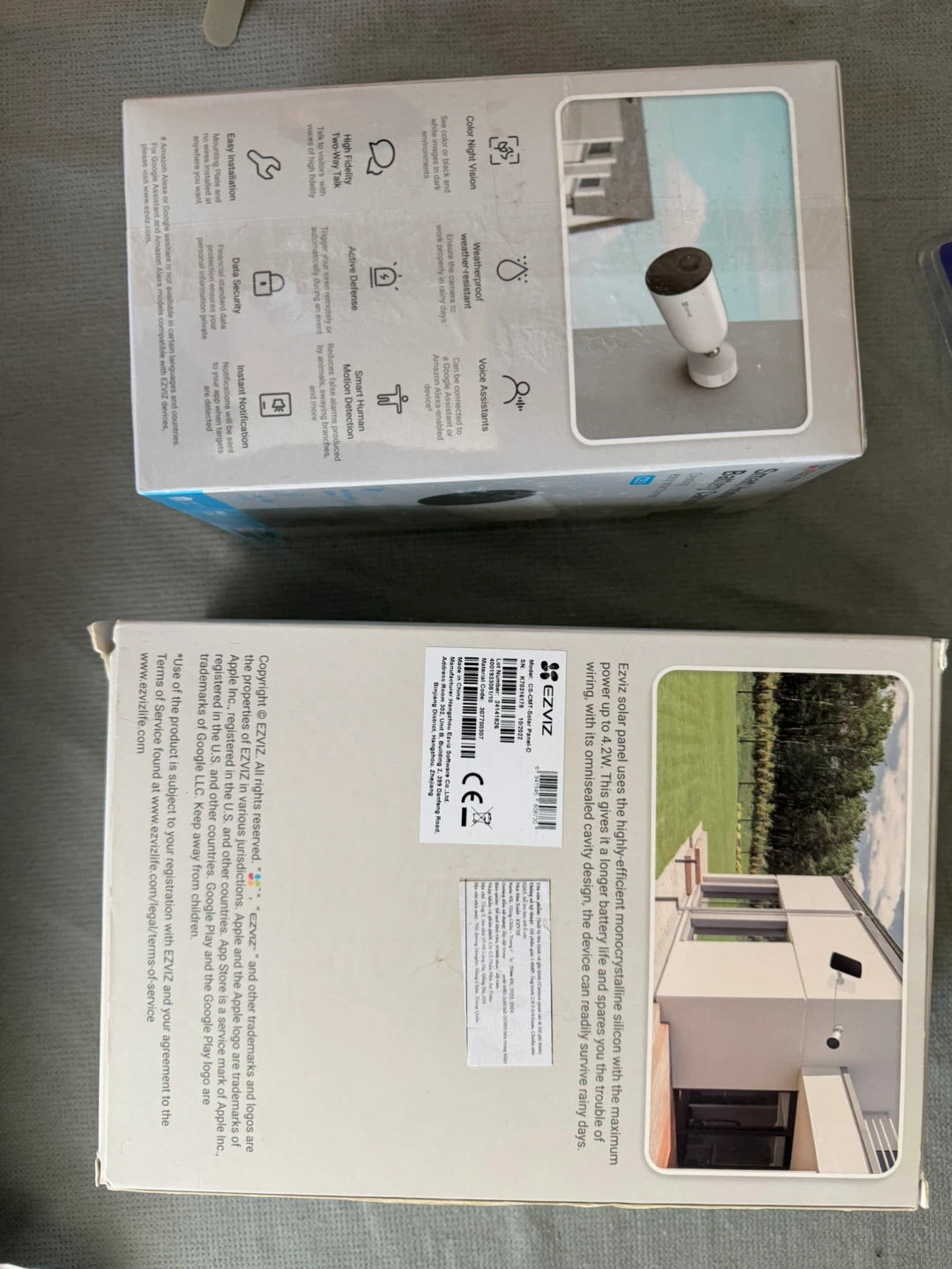 EZVIZ Smart Home Camera and Solar Panel Battery - photo 2