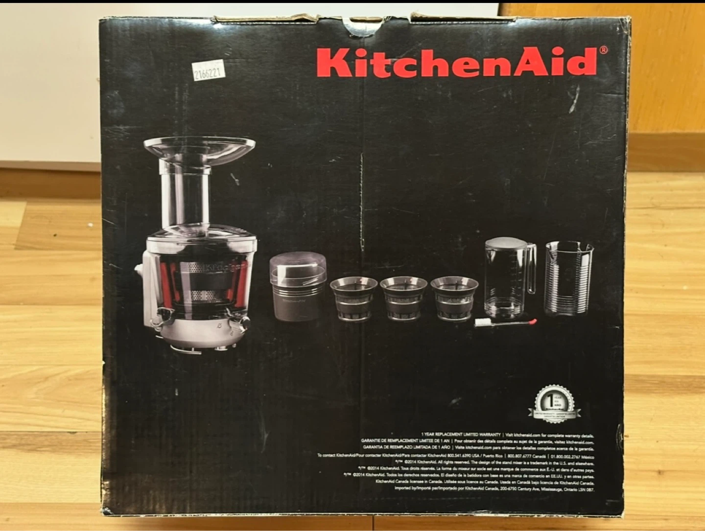 KitchenAid Juicer and Sauce Attachment Stand Mixer Accessory - photo 2