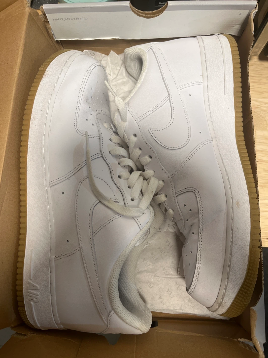 Nike Men's Air Force 1 Low 07 Size 13 White
