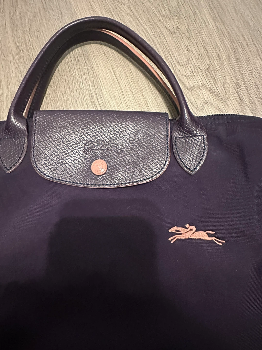 LONGCHAMP Le Pilage Club Nylon Tote Bag - Bilberry (Deep Purple) - photo 2