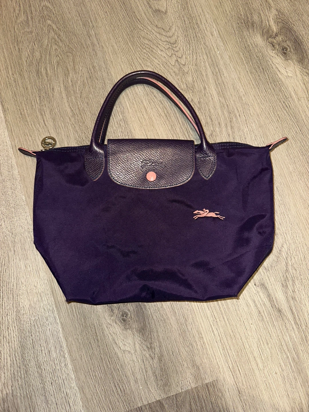 LONGCHAMP Le Pilage Club Nylon Tote Bag - Bilberry (Deep Purple)