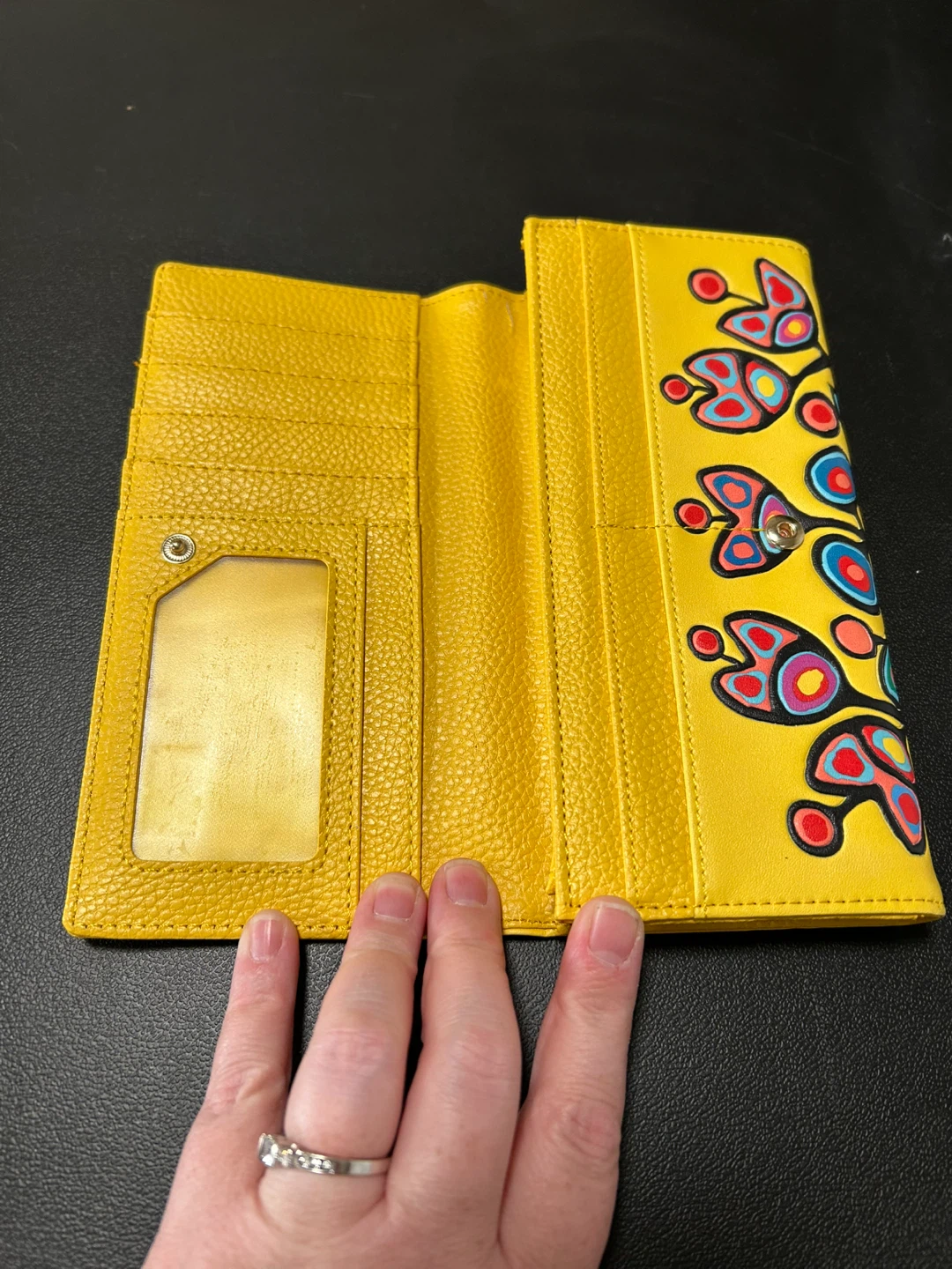 Yellow Norval Morrisseau Wallet - photo 2