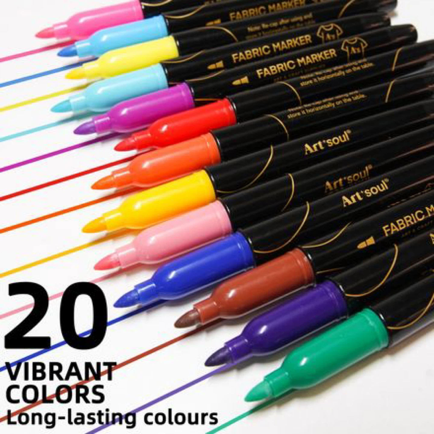 Art's soul 20 Fabric Markers - photo 4