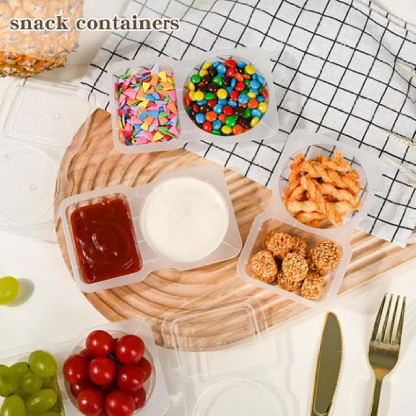 20 Pack Snack Containers with Lids - photo 3