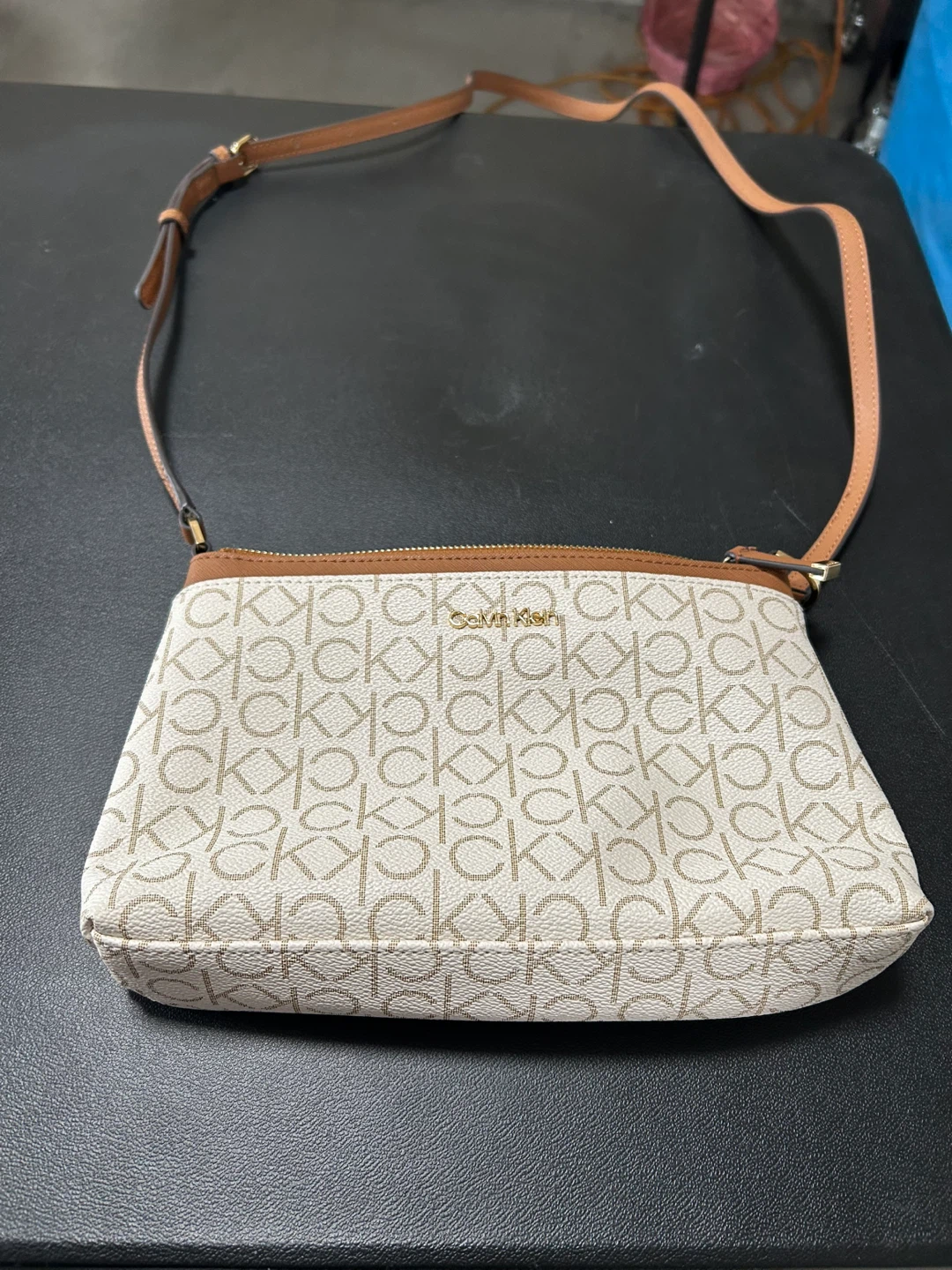 Calvin Klein Monogram Crossbody Bag