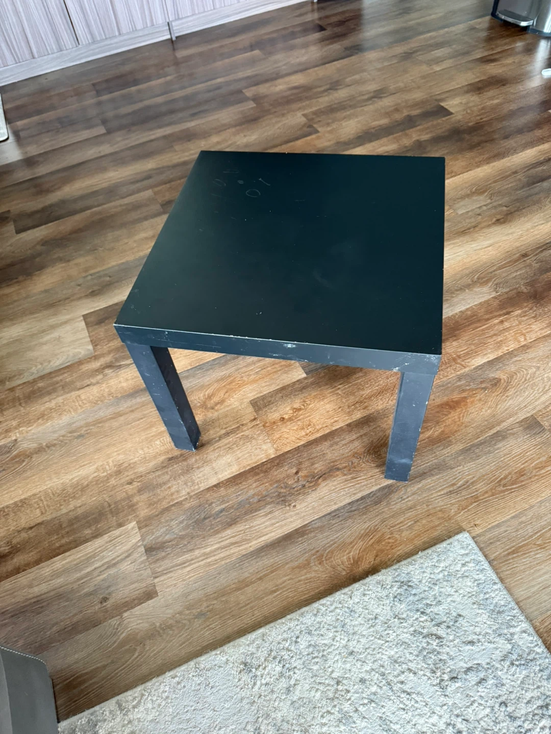 Black Square Side Table from ikea - photo 2
