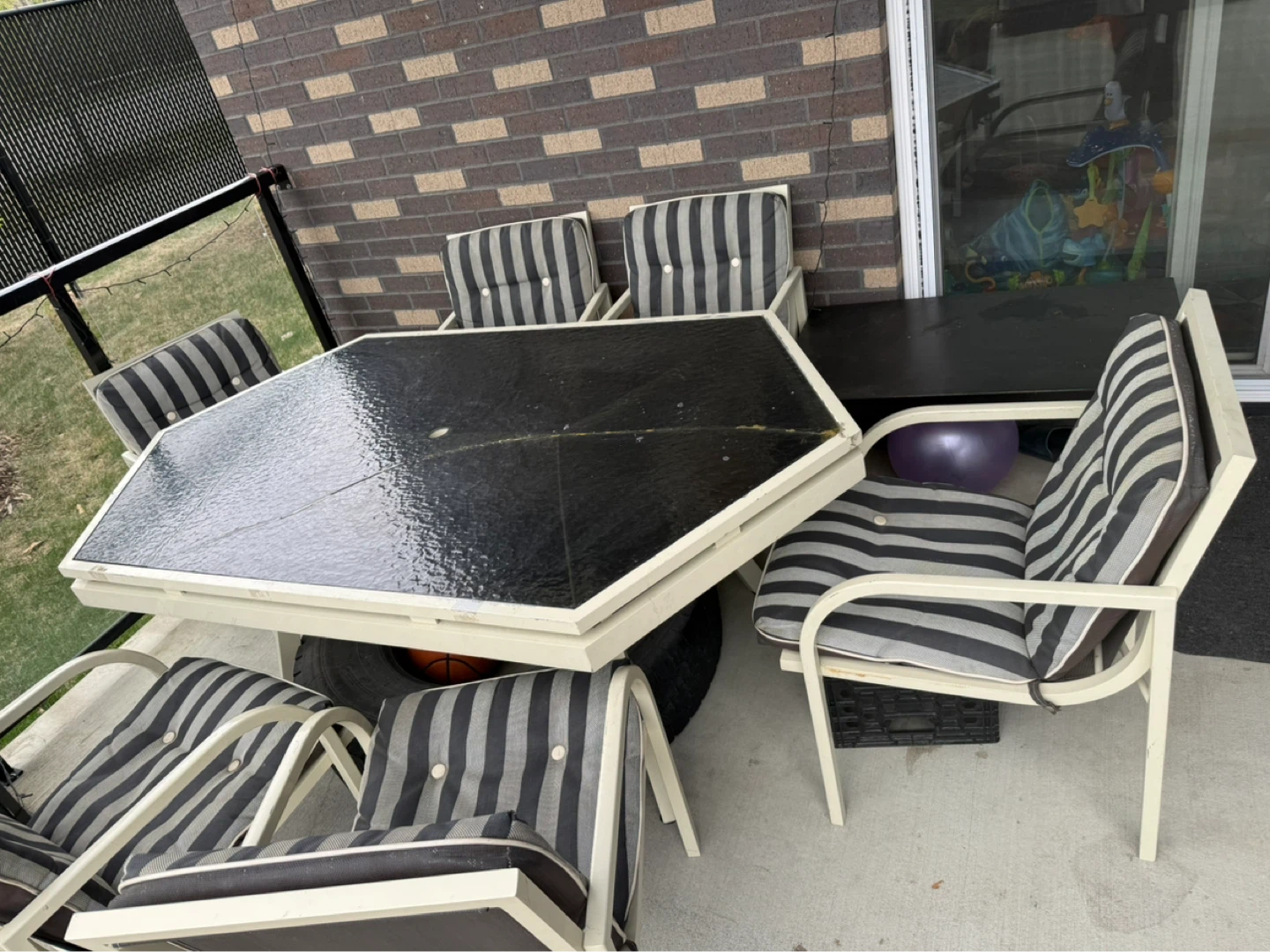 Outdoor Patio Dining Set with 6 Chairs - photo 2