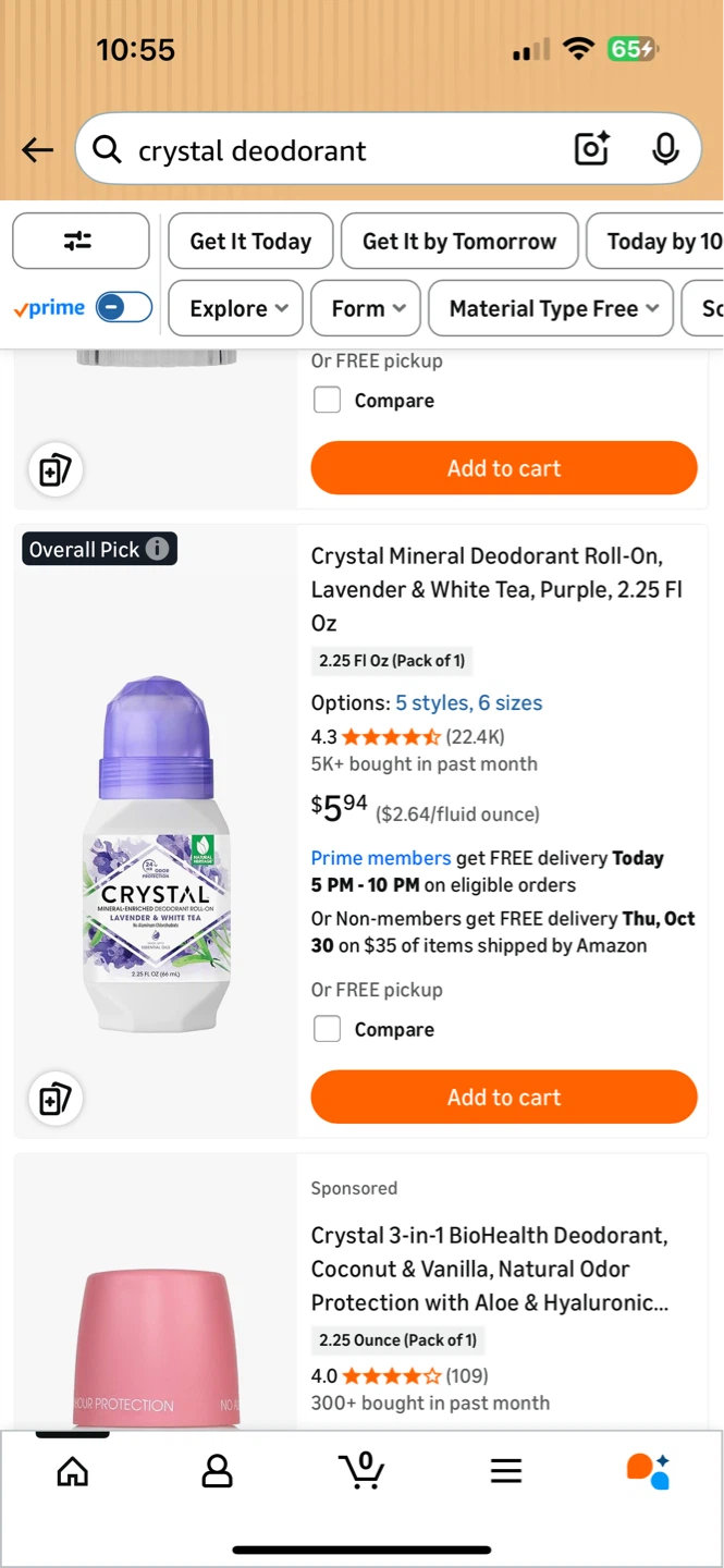 Crystal Deodorant Roll-On Lavender & White Tea (2 Pack) - photo 5