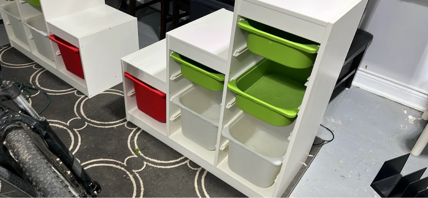 IKEA TROFAST Storage Unit with Bins - photo 4