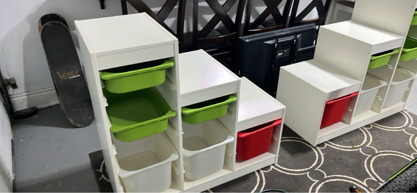 IKEA TROFAST Storage Unit with Bins