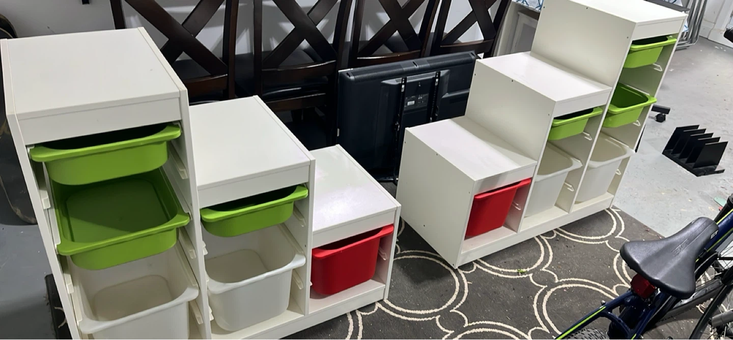 IKEA TROFAST Storage Unit with Bins - photo 2