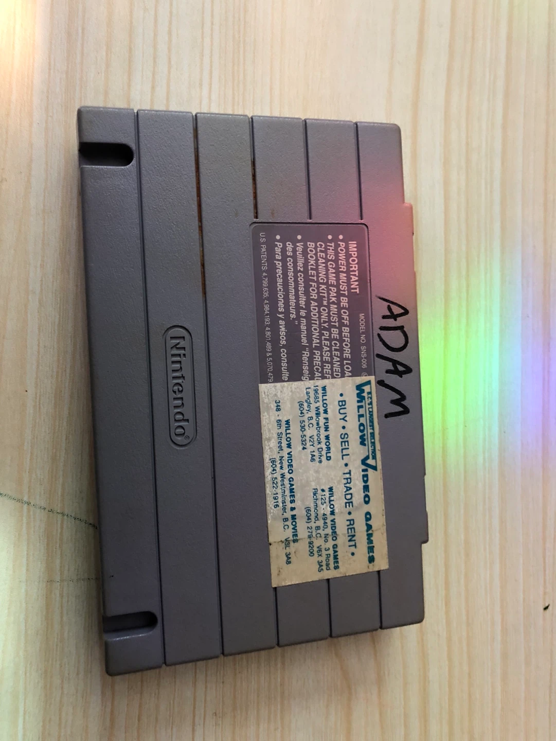 Nintendo Star Fox Super FX SNES Game Cartridge - photo 2