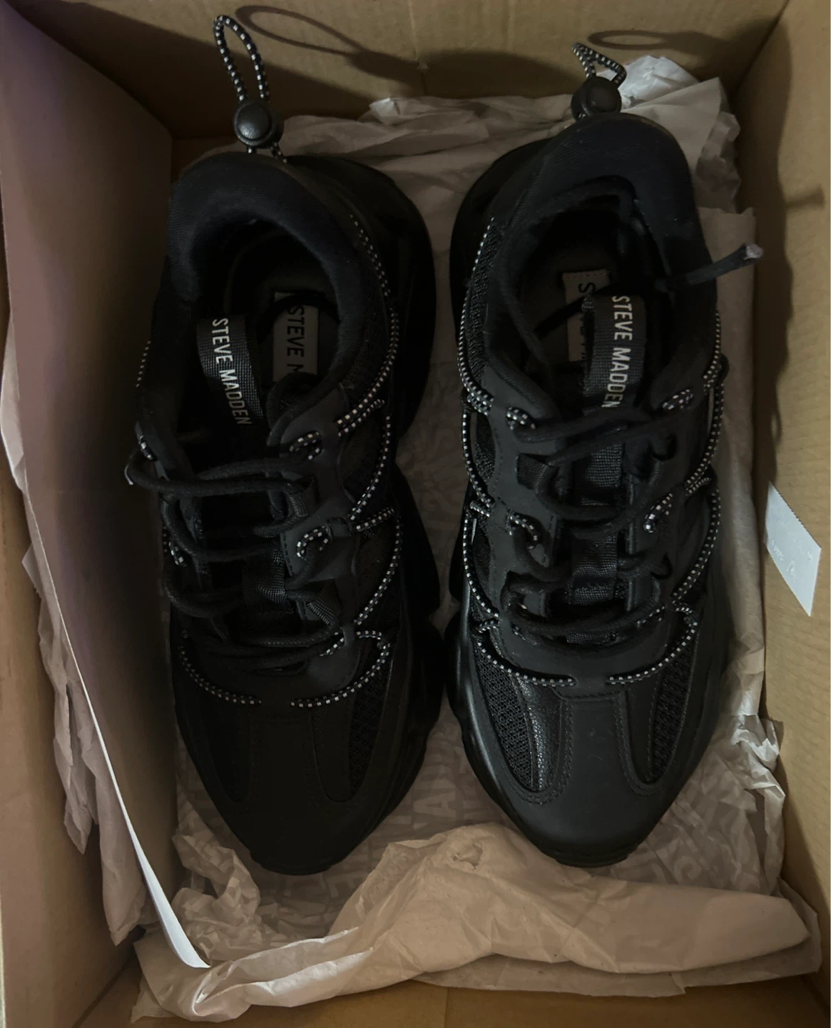 Steve Madden Black Chunky Sneakers - photo 3