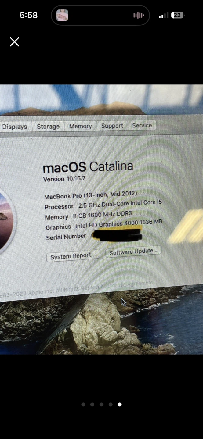 Apple MacBook Pro 13-inch Mid 2012 - photo 2