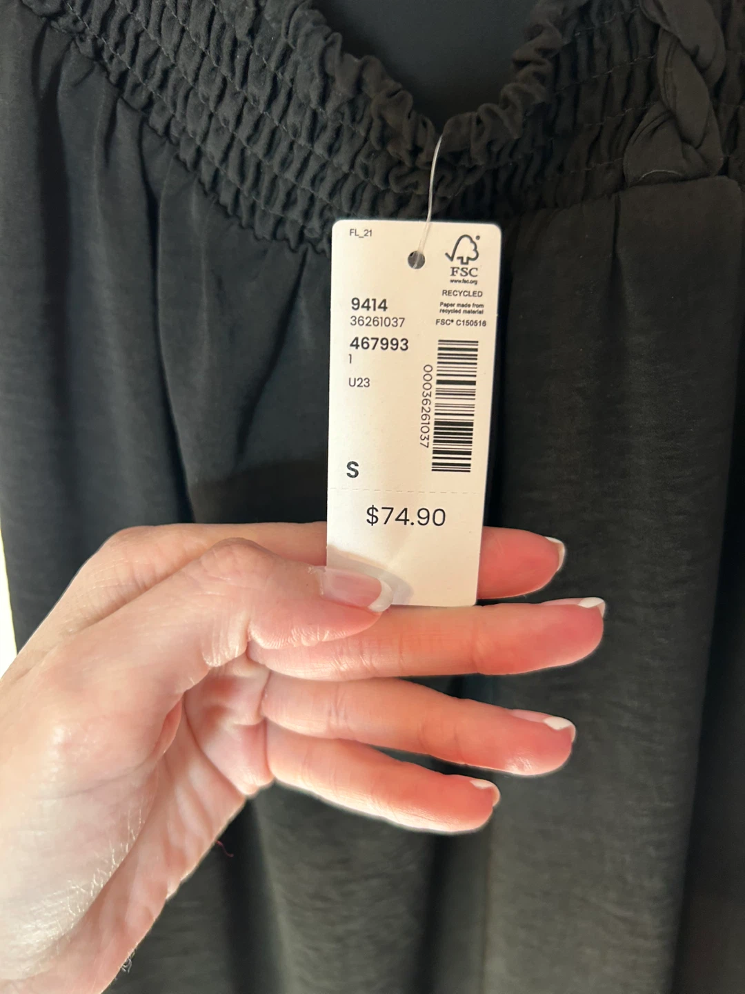 Reitmans Black Mini Dress - Small - photo 3