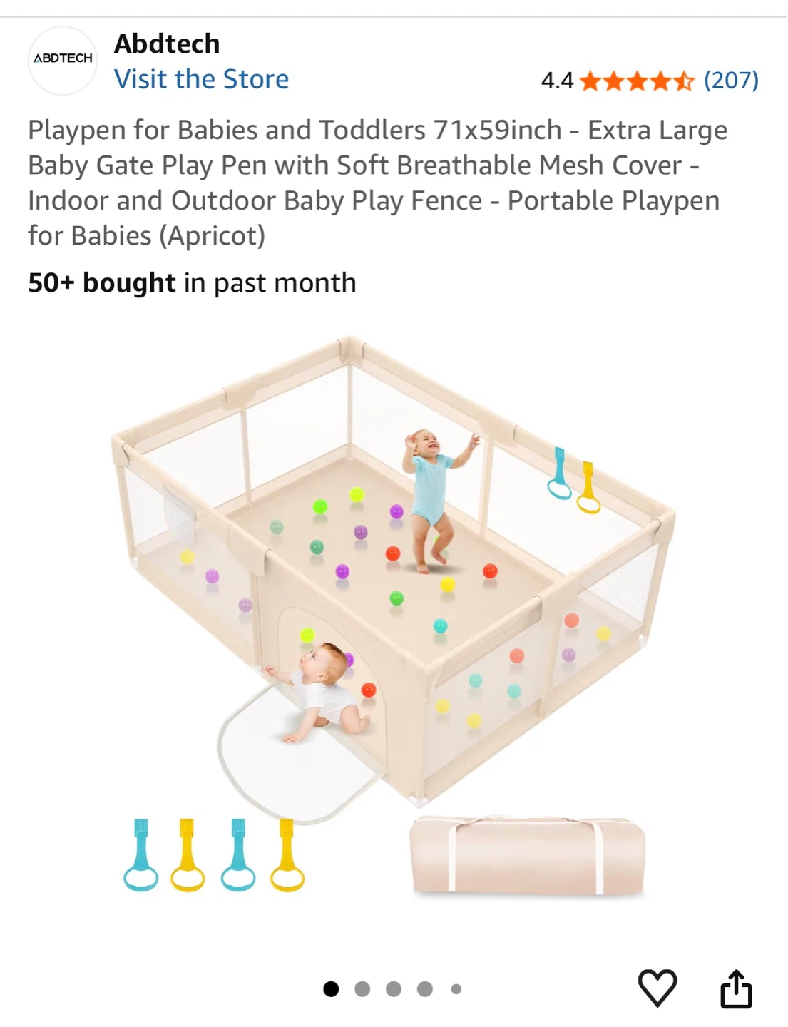 Baby Playpen with Mat and furniture - photo 3