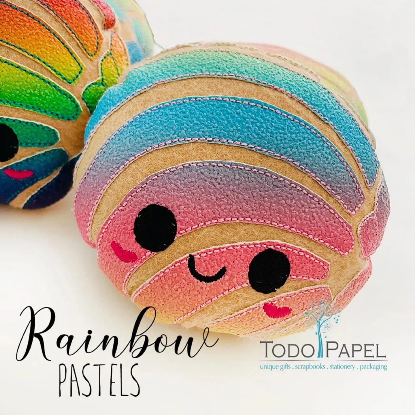 Rainbow "Concha" Plush Toy - photo 2