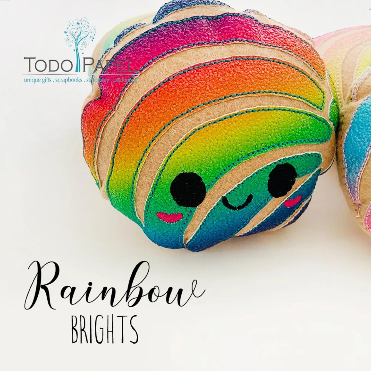 Rainbow "Concha" Plush Toy - photo 4