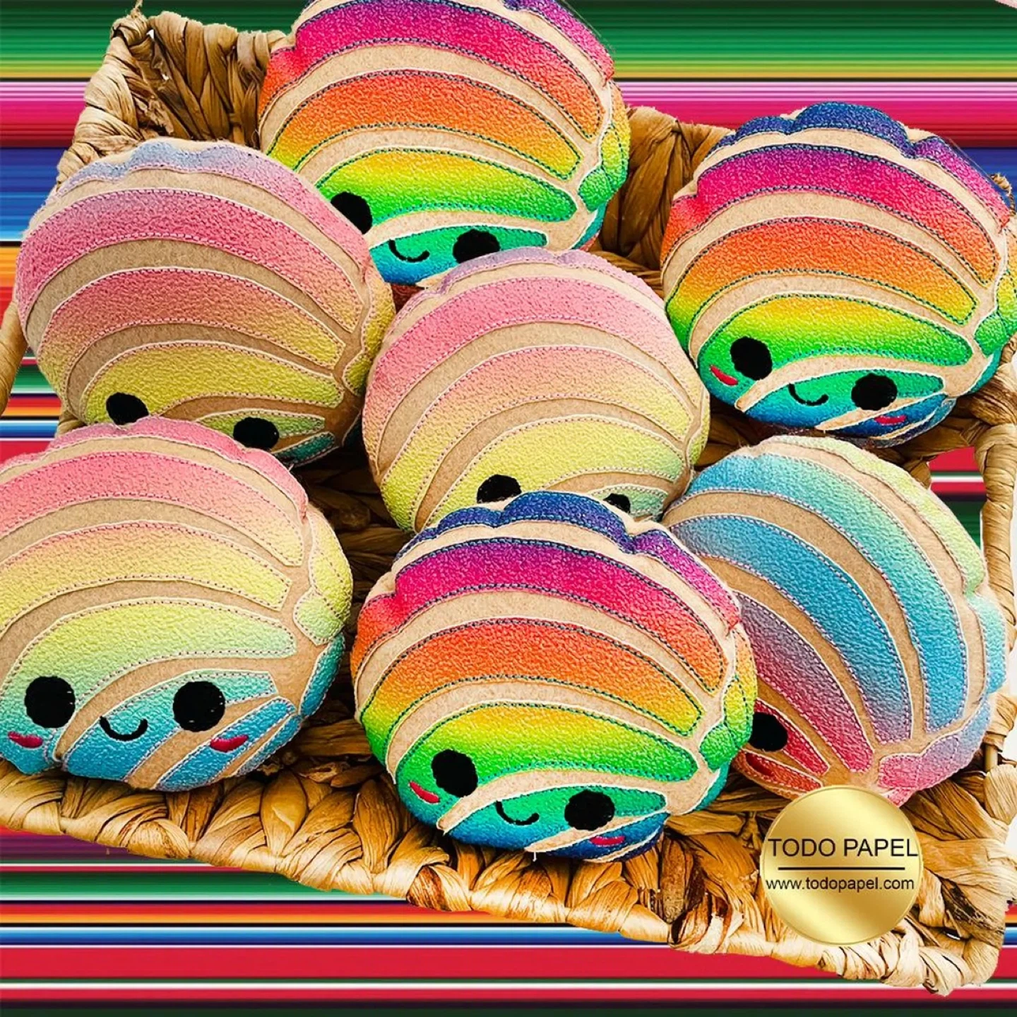 Rainbow "Concha" Plush Toy - photo 5